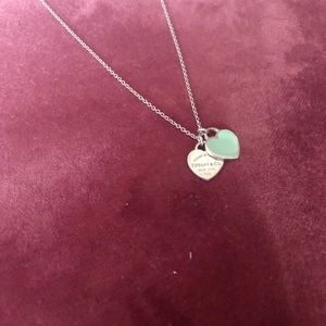 💎Authentic Tiffany & Co double heart necklace 💎